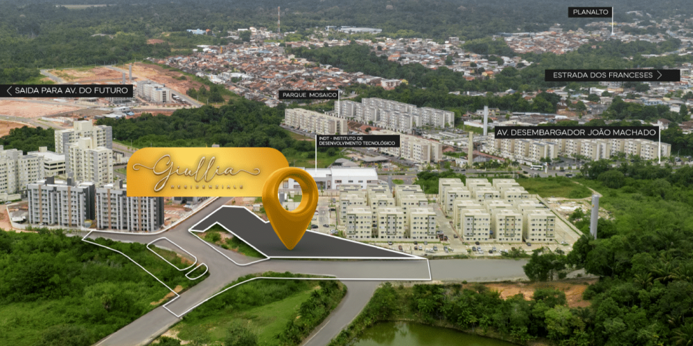 Giullia-Residenziale-vendo-apartamento-de-2qts-na-Regiao-da-Ponta-Negra-Manaus-AM-localizacao